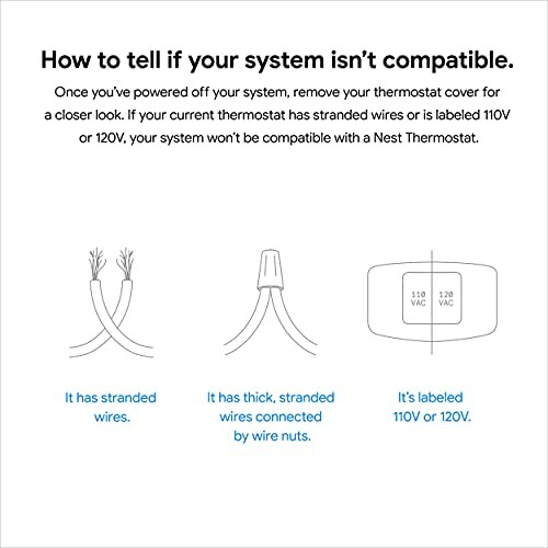 Guide to check Nest Thermostat compatibility with wiring and voltage.