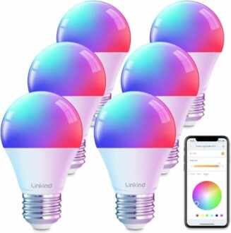 Linkind Color Changing Smart WiFi Light Bulbs